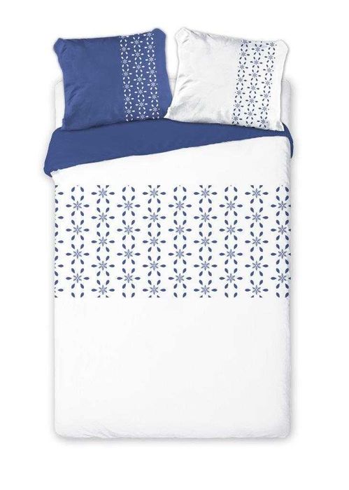 Komplet pościeli160cm x 200 +2x 70x80cm ŚWIĄTECZNA! niebieska