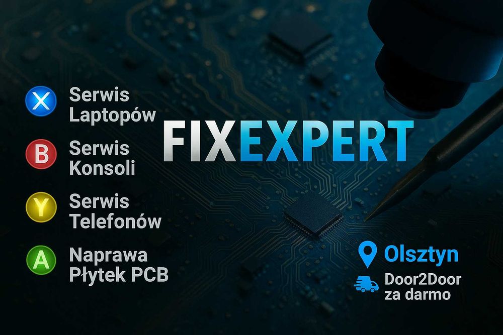 Naprawa laptopów/telefonów/konsoli i innych sprzętów elektronicznych