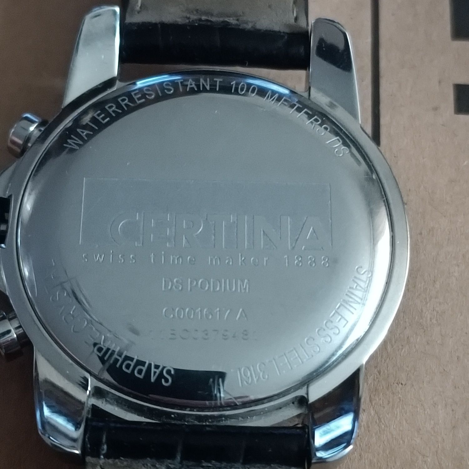 Чоловічий швейцарський годинник Certina DS Podium