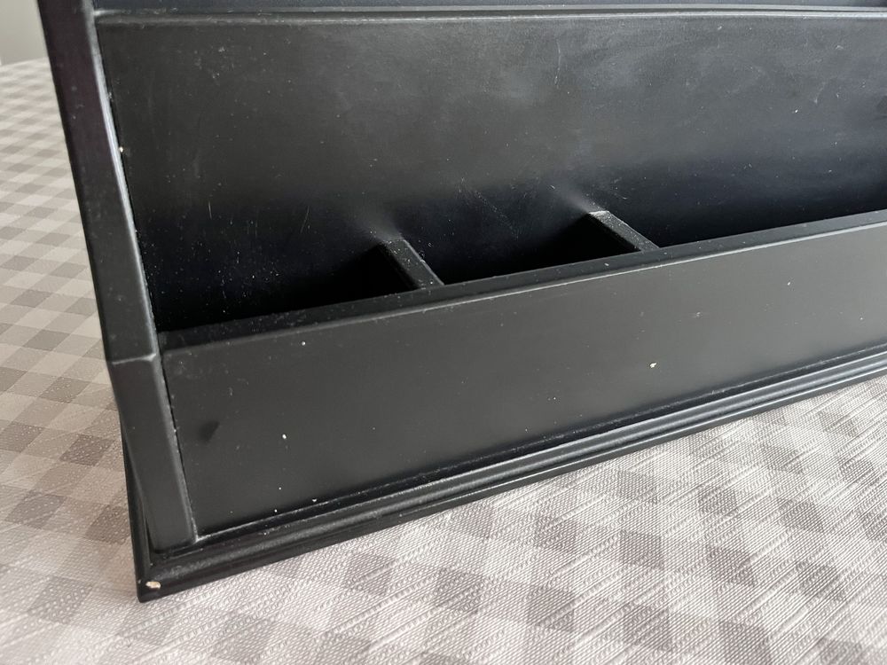 Ikea organizer na biurko segregator ingatorp czarny