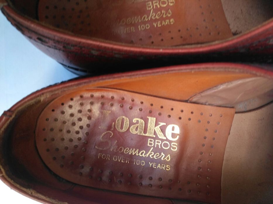 Туфли муж кожа SOLOVAIR.  (Dr MARTENS)  uk7.5 LOAKE 44р  CAMEL 46р