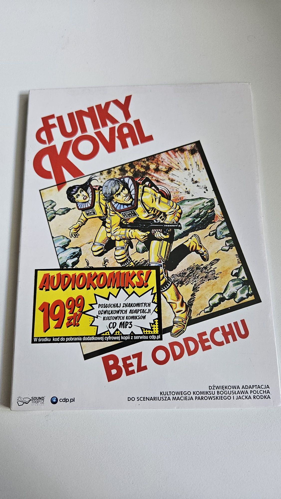 Funky Koval: Bez oddechu - Audiobook CD MP3 Nowy, zafoliowany.