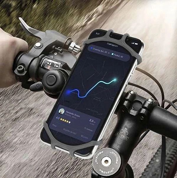 Uchwyt rowerowy Prc na telefon z gumką U18283