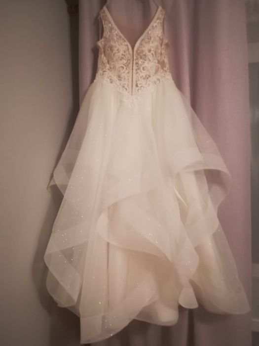 Suknia ślubna koronka 1.65m