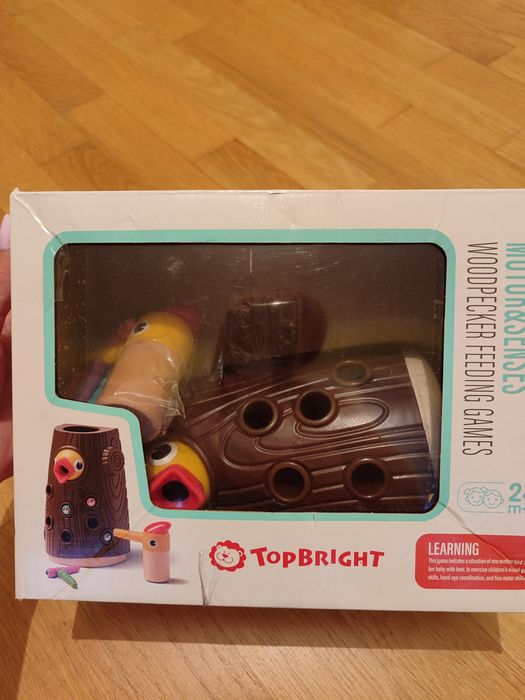 Дерев'яний поїзд Cubica,Topbright "Погодуй пташку