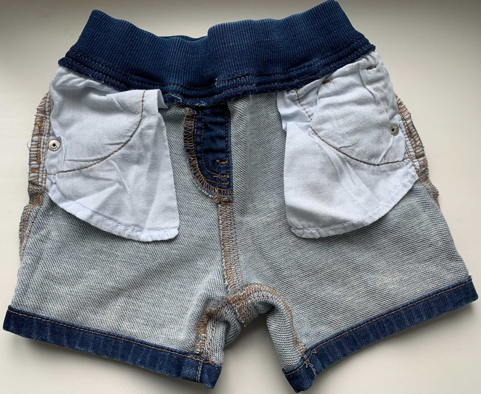 Дитячі шорти джинсові 18-23 місяці Matalan Boys Knitted Denim Shorts