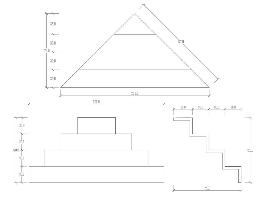 Schody do basenu narożne prefabrykowane, 4 stopnie, wysokość 120 cm