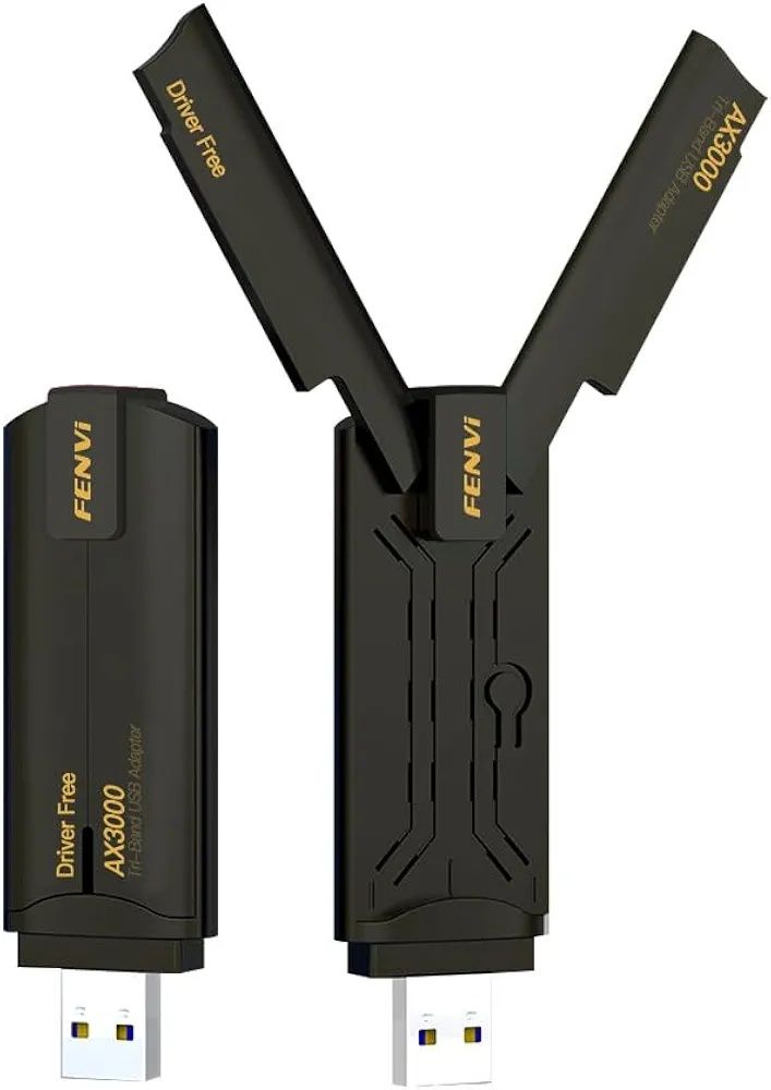 Трёхдиапазонный usb 3.0 адаптер WIFI6e Fenvi AX3000