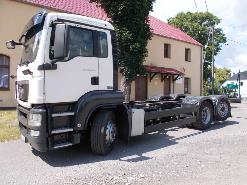 MAN TGS Rama Do Zabudowy // MANUAL // Krótki Rozstaw Osi 420cm // Długa rama 700cm // Pod Autolaweta HDS // 6x2 Oś skrętna