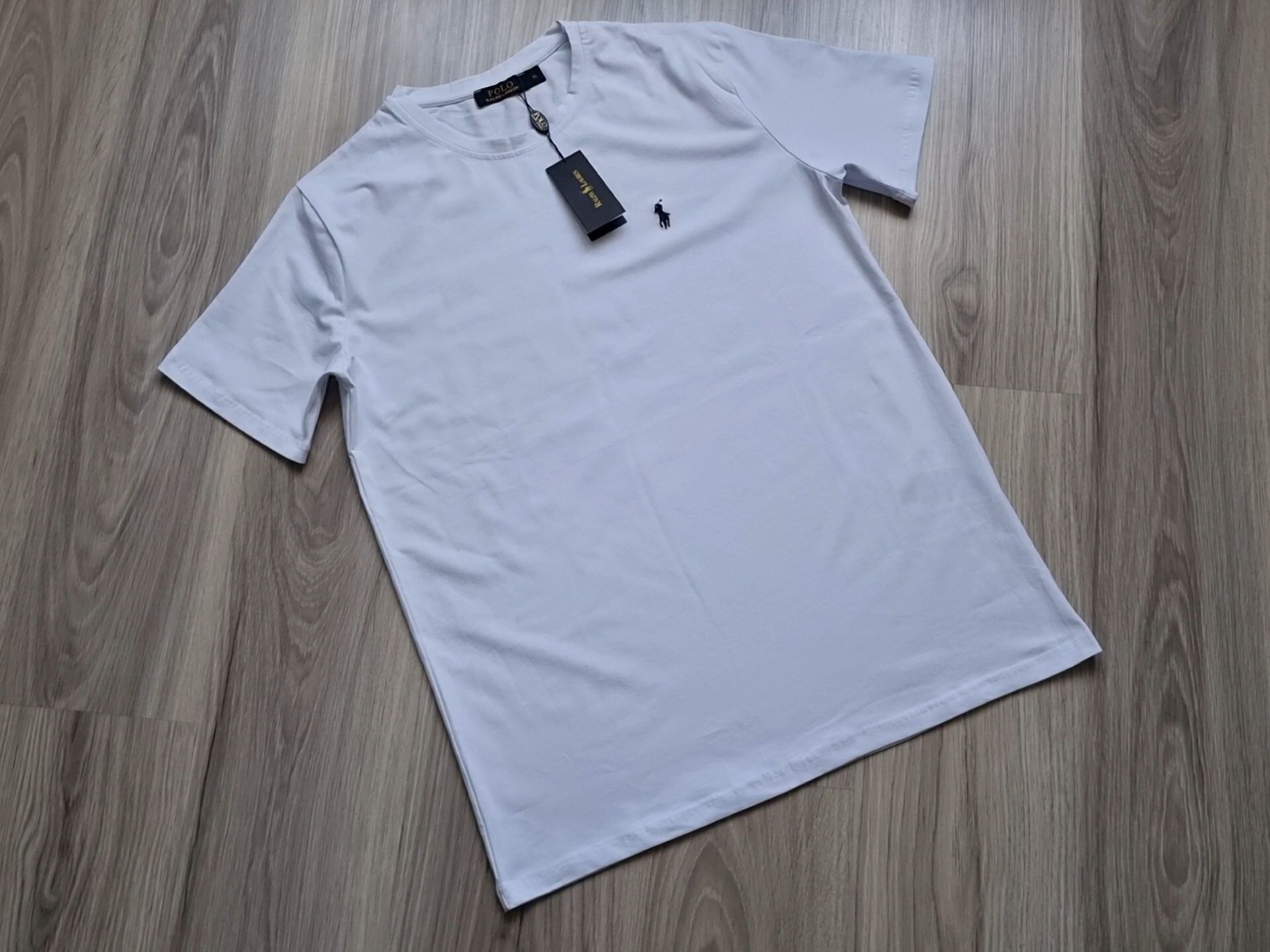 T-shirt/koszulka męska biała Ralph Lauren rozmiar XXL - Polecam!