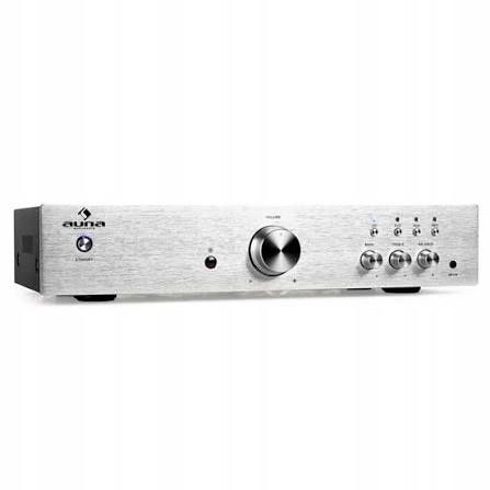 Підсилювач Auna AV2-CD508 HiFi, срібний