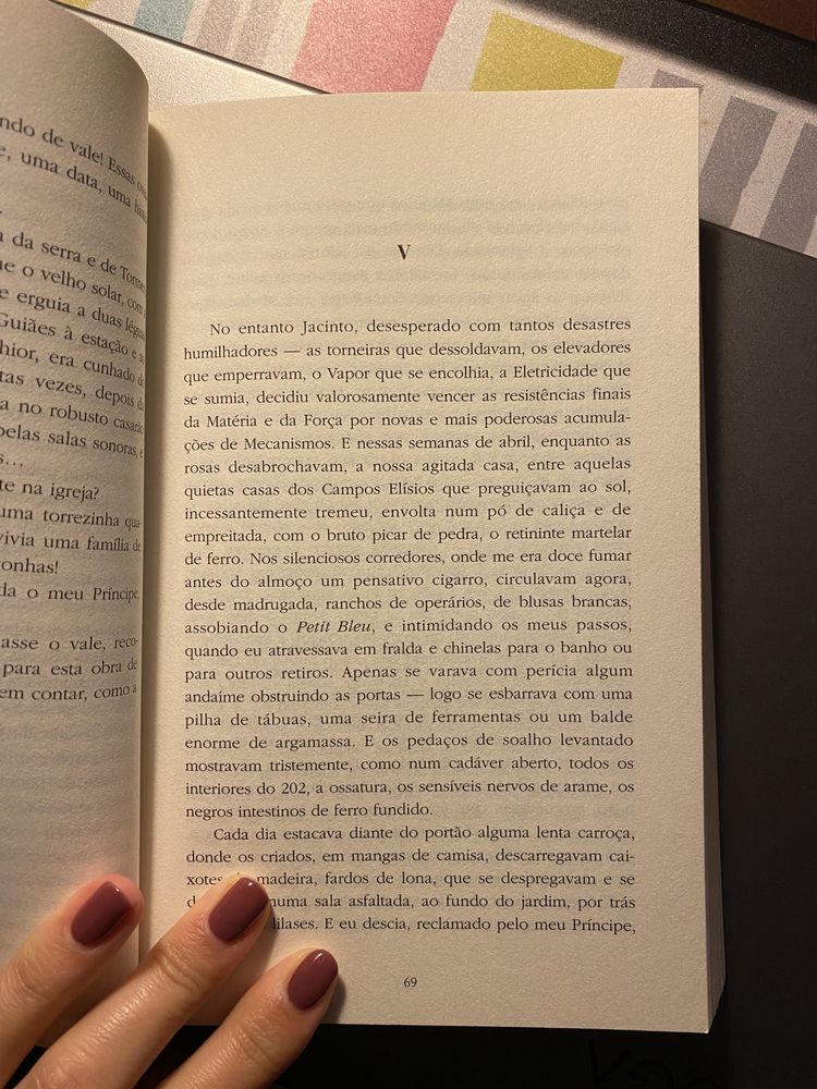 Livro “A Cidade e as Serras de Eça de Queirós”