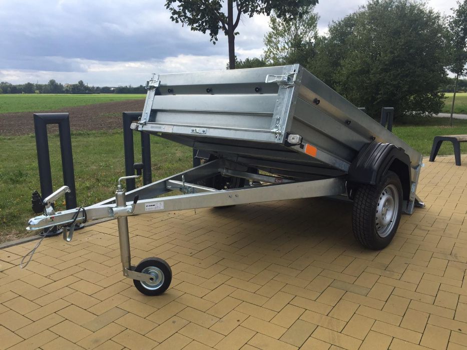 WZMACNIANA Przyczepa samochodowa 215x130 ZASŁAW 205SU 235 265 PRZEMYŚL