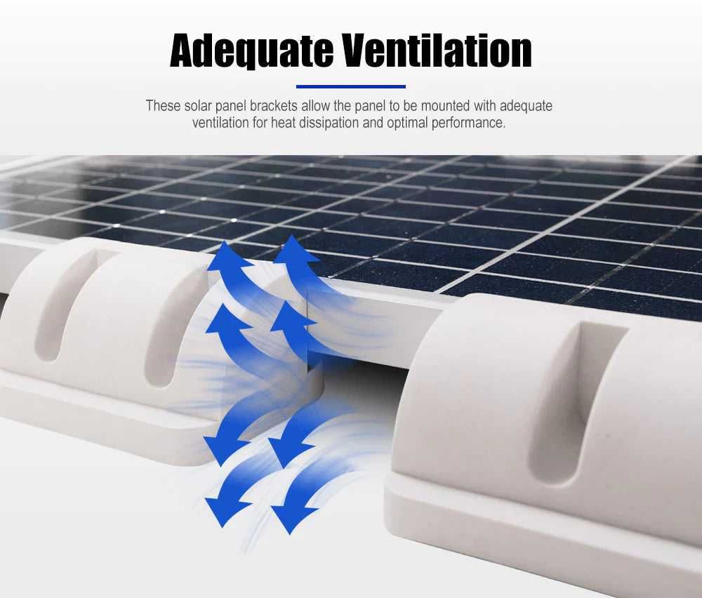 Kit completo de montagem universal p/ painéis solares em - ABS