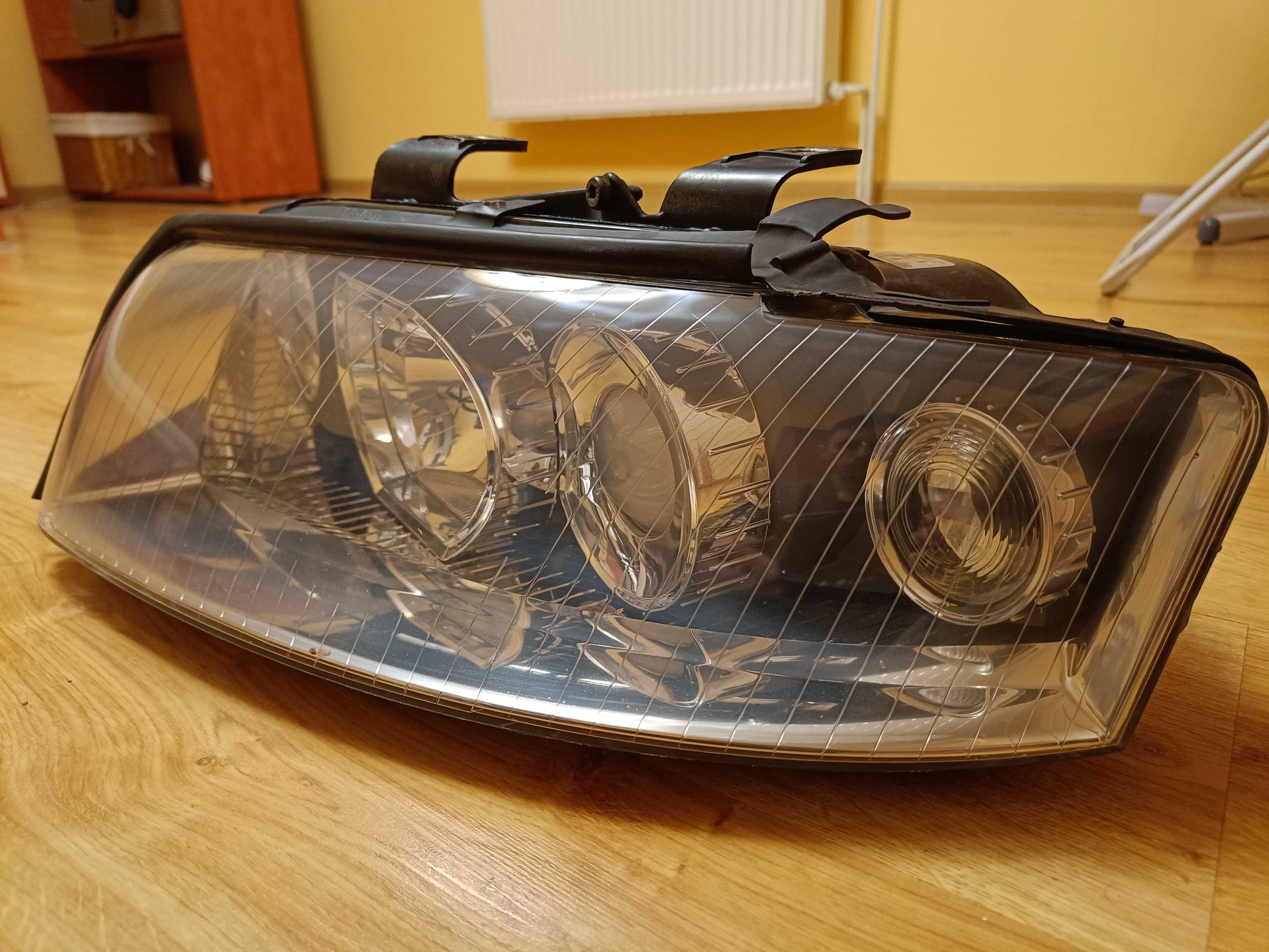 Lampa przednia lewa VALEO Audi A4 B6 Europa H7 reflektor przedni lewy