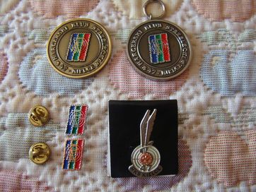 Harcerskie odznaki strzeleckie, medal, coin, razem 5sztuk