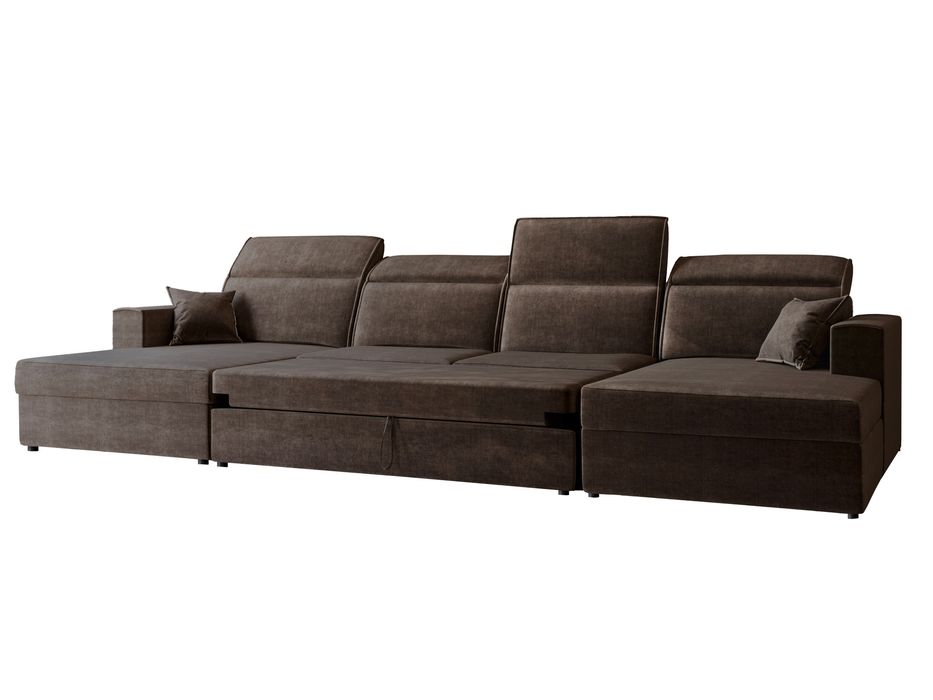 Narożnik U prosto od producenta rozkładany regulowane zagłówki