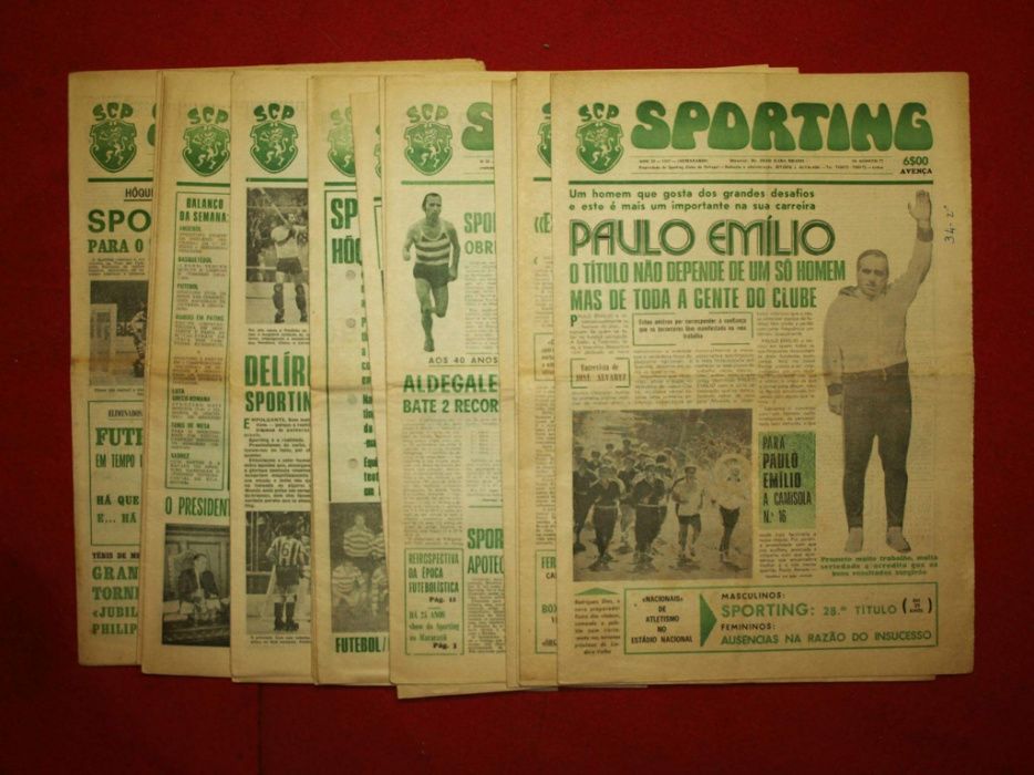 Jornais antigos do Sporting