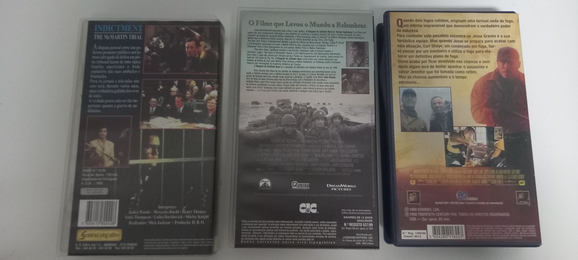 Cassetes VHS Filmes Originais