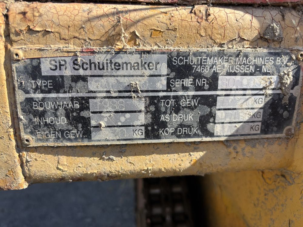 Przyczepa samozbierająca , objętosciowa schuitemaker