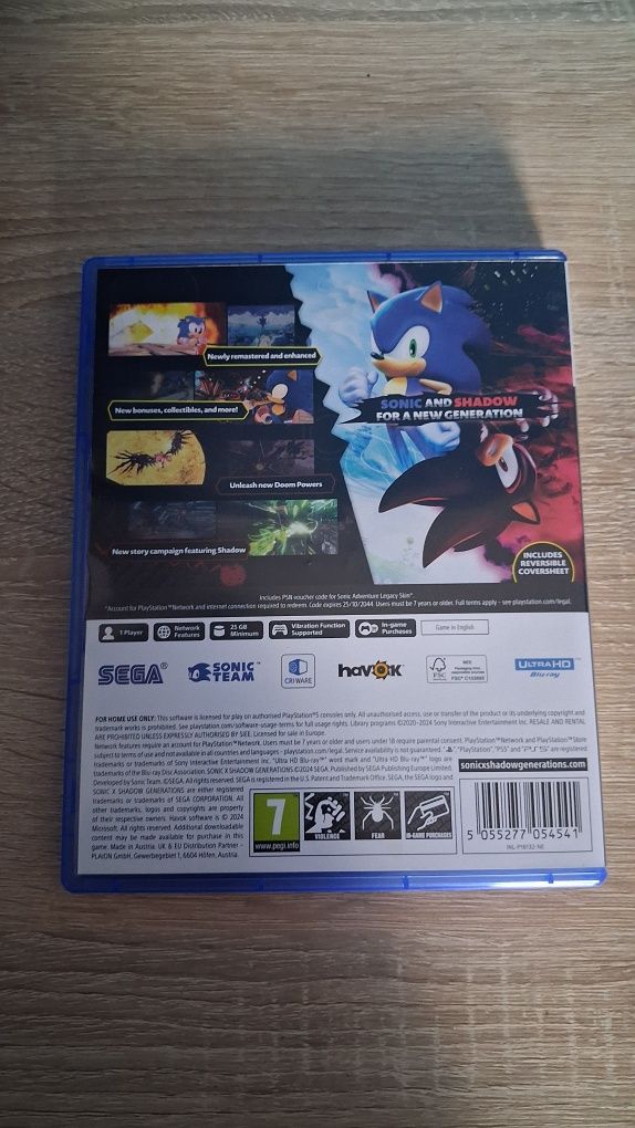 Sonic x Shadow Generations - PlayStation 5 PS5