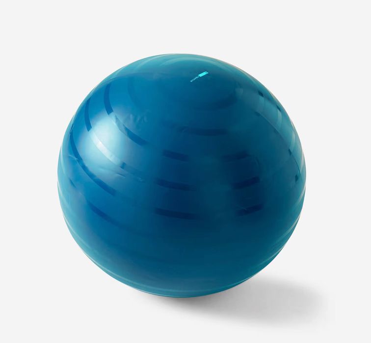 Bola de Ginástica 75 cm Azul + Capa + Bomba