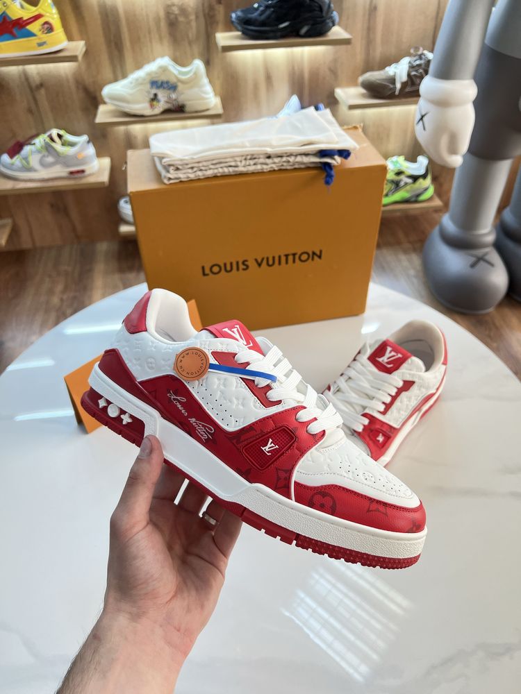 Кросівки снікерси Louis Vuitton #54 Red / White
