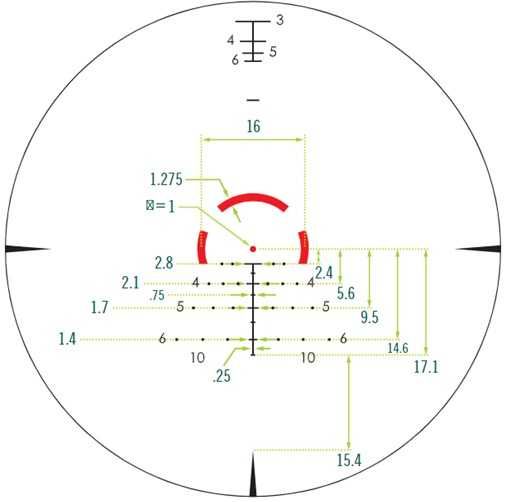Оптический прицел Vortex Strike Eagle 1-8X24 AR-BDC3 MOA