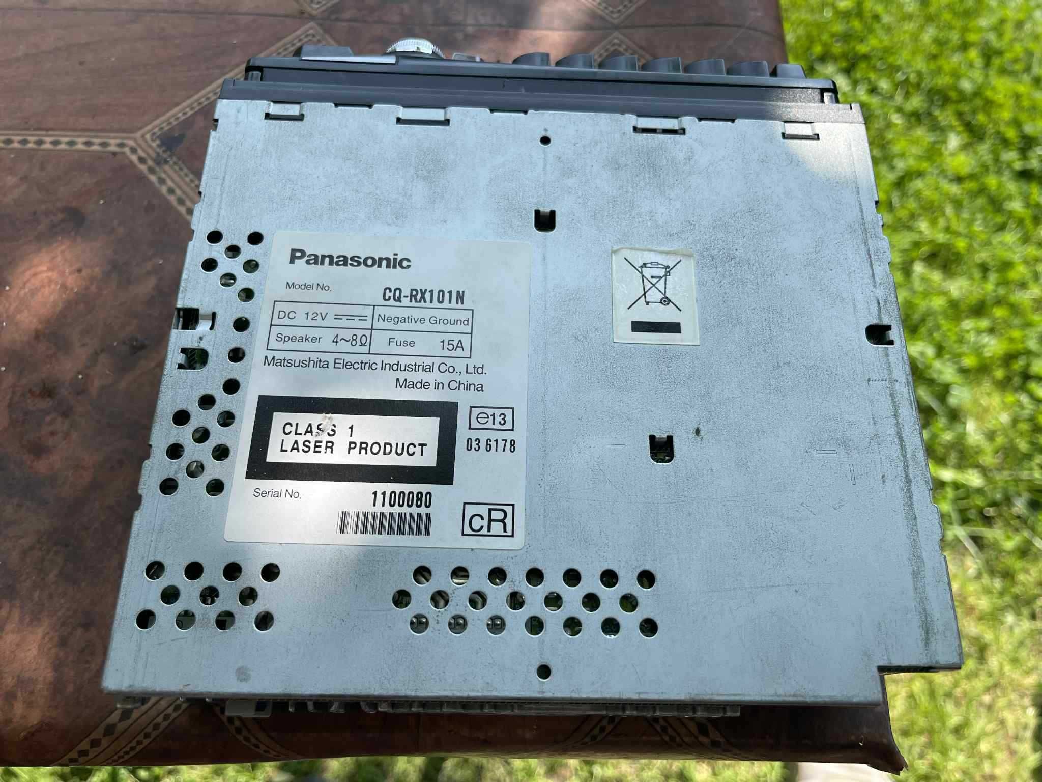 Panasonic CQ-RX101N Radioodtwarzacz Radio CD MP3 radio samochodowe
