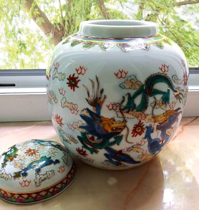 Чайница   Китай / ручная роспись