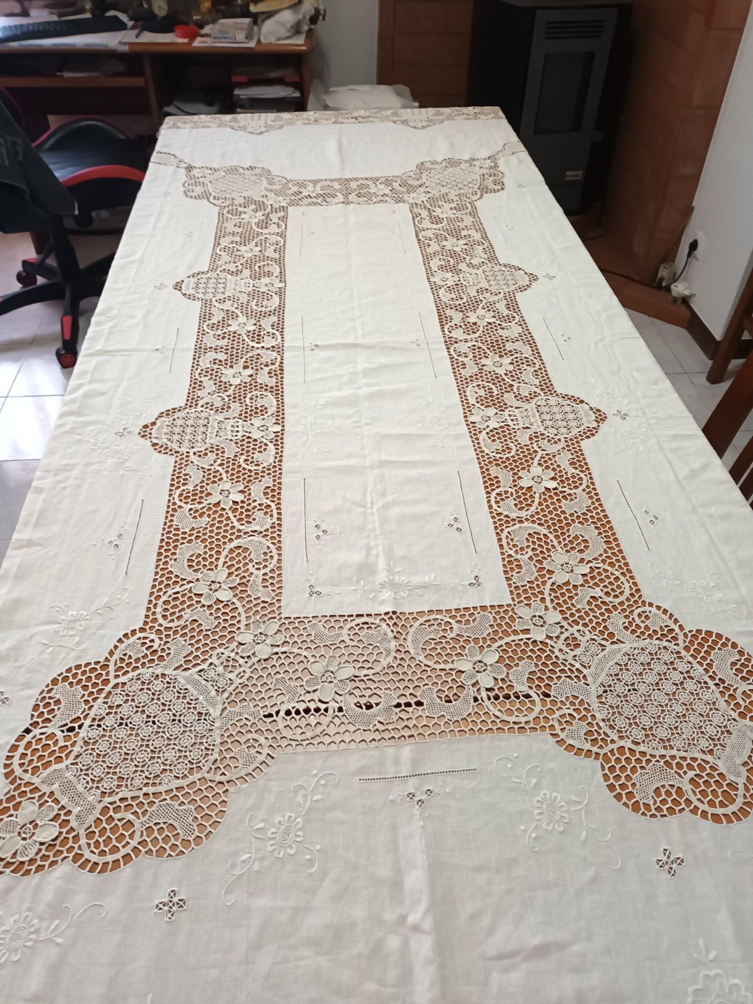 Toalha de mesa de jantar renda de Veneza