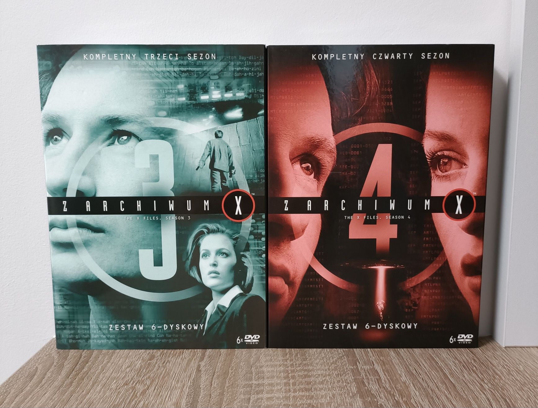 Z archiwum X sezon 1-6 + 2 filmy pełnometrażowe DVD polska wersja