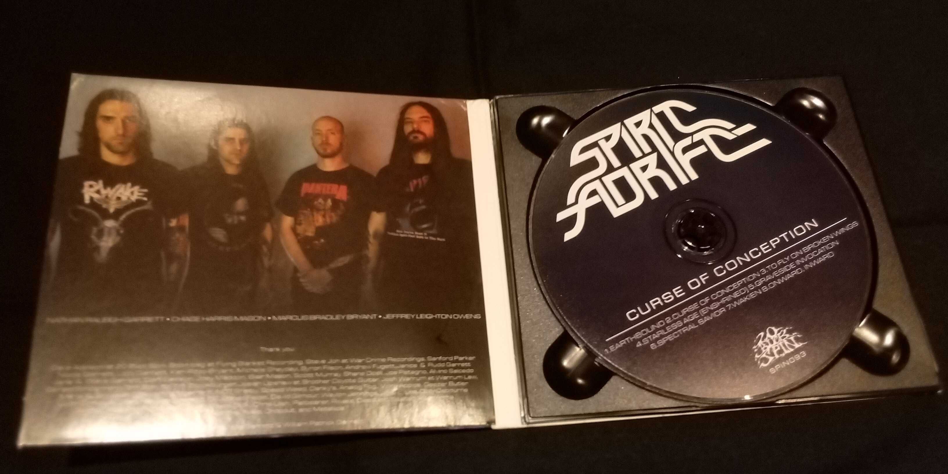 CD Spirit Adrift ‎Curse Of Conception Doom Metal Heavy Metal