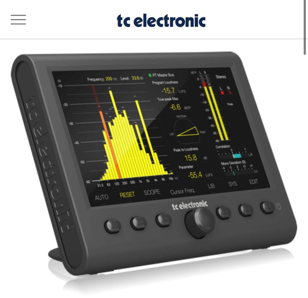tc electronic Clarity M Stereo na caixa