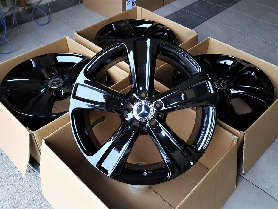 Alufelgi 18 5x112 Czarne Mercedes C E S V CLA CLK GLK GLC ML Vito 506#