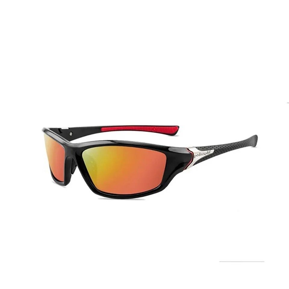 Okulary Sport POLARIZED RED - White UV+400