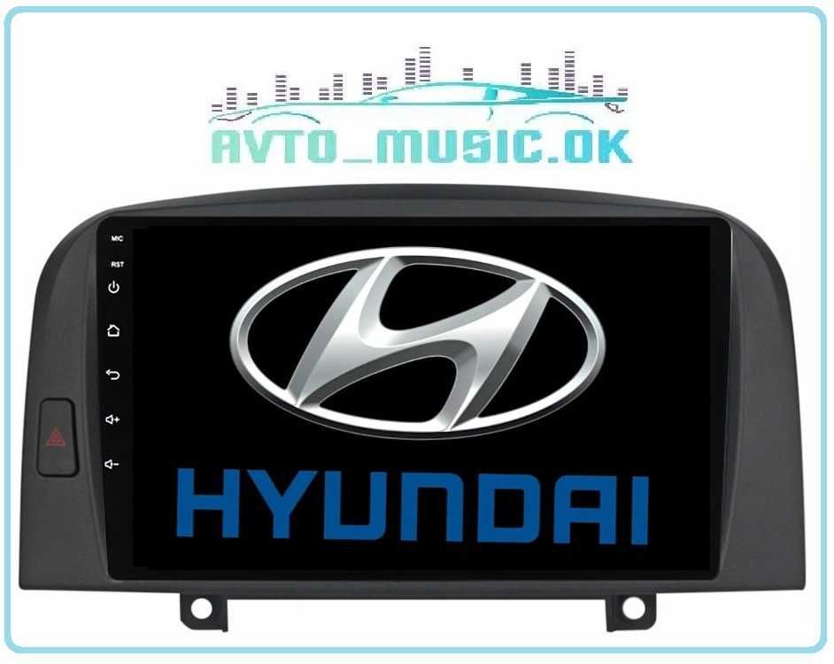Магнітола Hyundai Sonata NF Android, Qled, GPS, USB, 4G, CarPlay!
