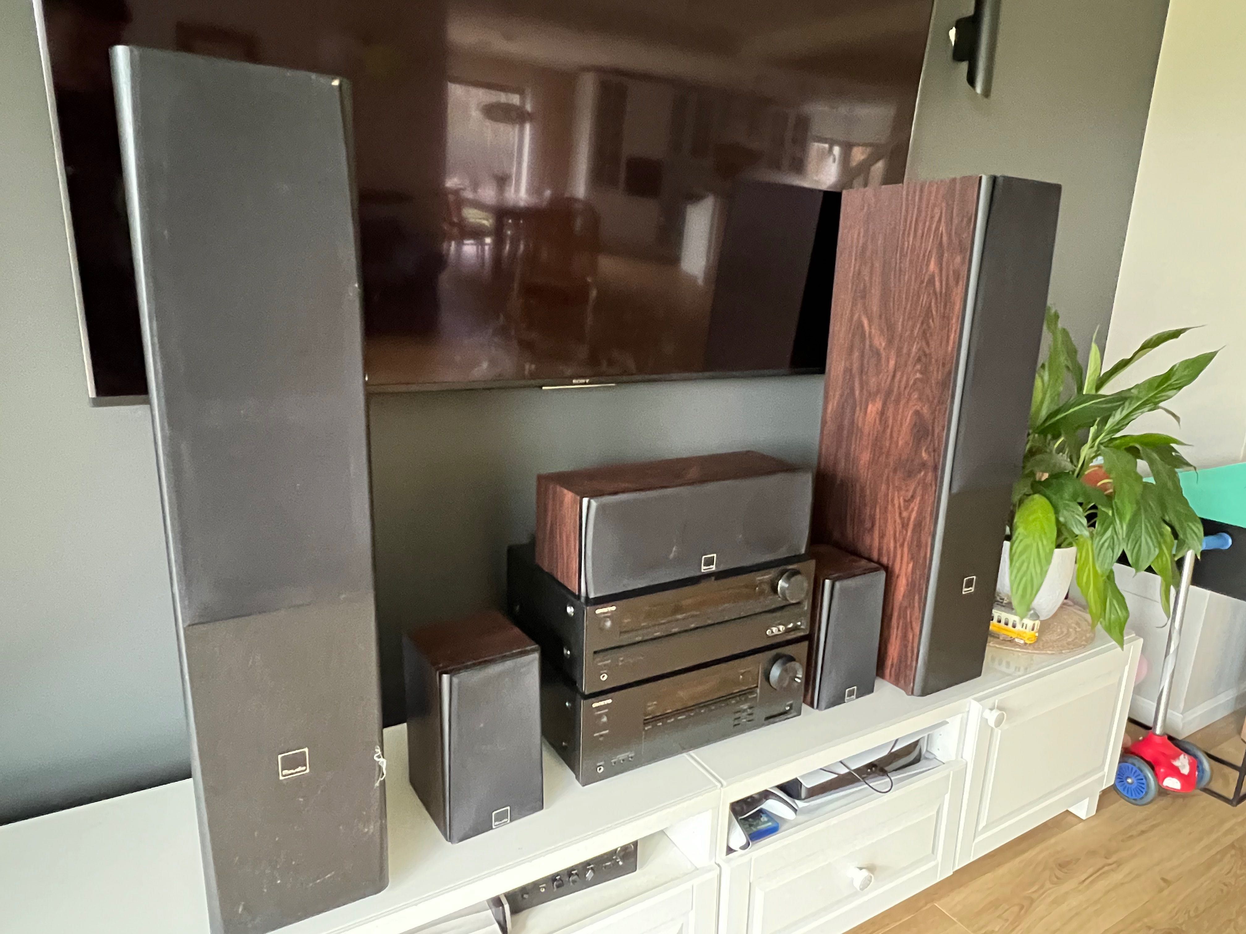 ONKYO kino domowe/zestaw audio AMPLITUNER + KOLUMNY