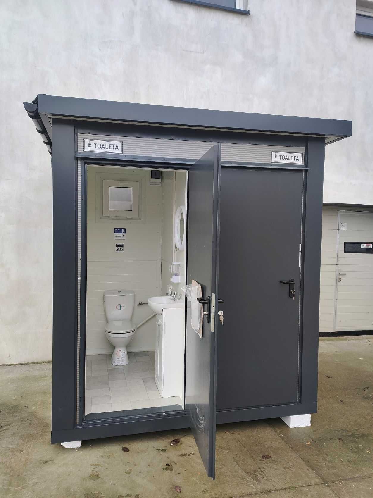 CAMPING pawilon toaleta budka kontener sanitarny wc socjalny kibel