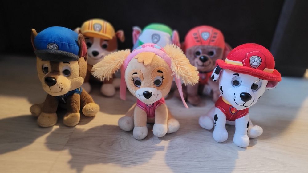 6 piesków Paw Patrol.Nowość.Jedyne takie.Paw Patrol, Chase, Rubble,Zum