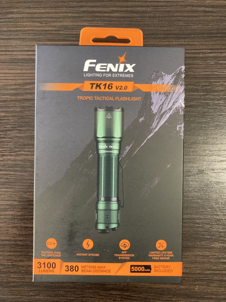 Ліхтар тактичний Fenix TK16 V2.0 фонарь тактический 3100 люмен!