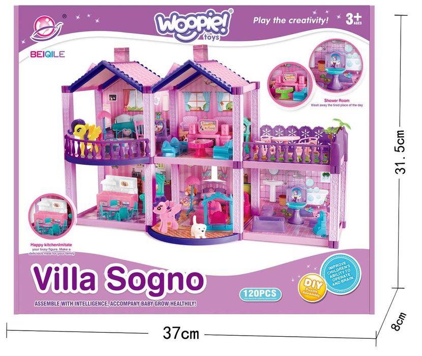 Domek dla lalek Akcesoria Kucyki Piesek WYSYŁKA