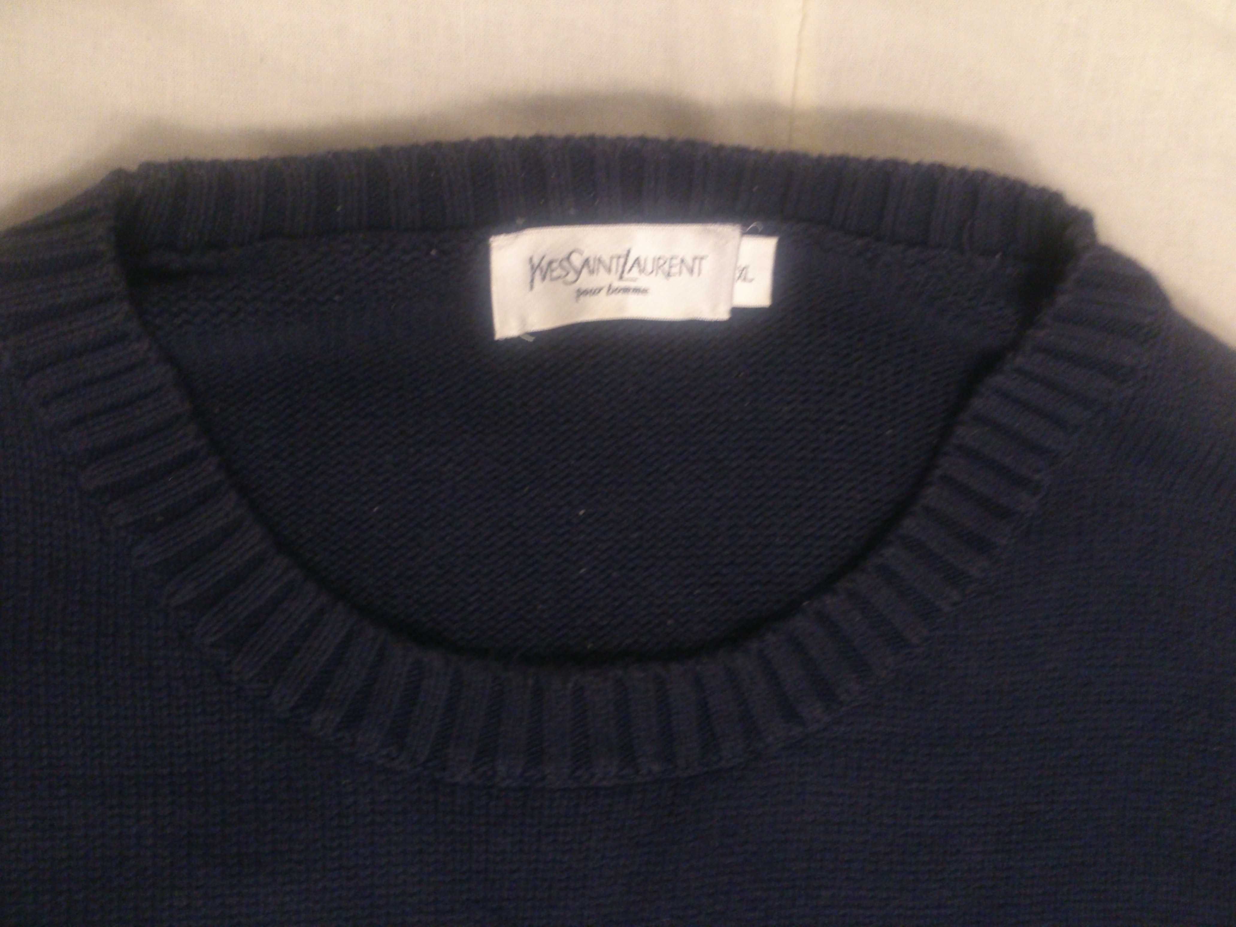 Величезний светр Yves Saint Laurent 100% бавовна