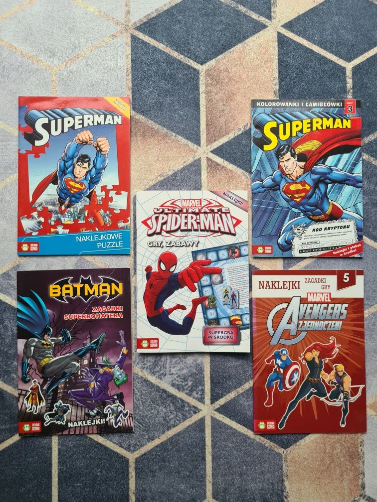 NOWE, Batman, Avengers, Superman, Spider-Man, Zielona Sowa