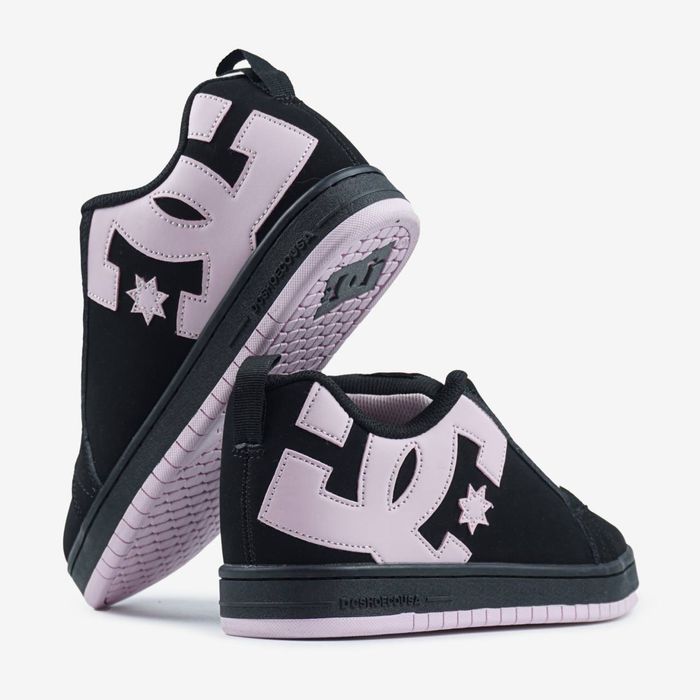 БЕЗКОШТОВНА ДОСТАВКА‼️Кросівки DC Court Graffik Black Pink,dc court,дс