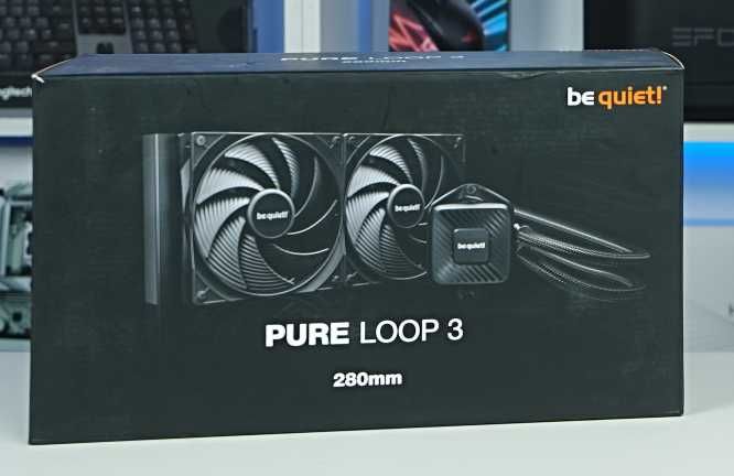 Потужна система рідинного охолодження be quiet PURE LOOP 3 280mm