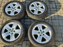 Skoda Octavia II Lift koła alufelgi komplet