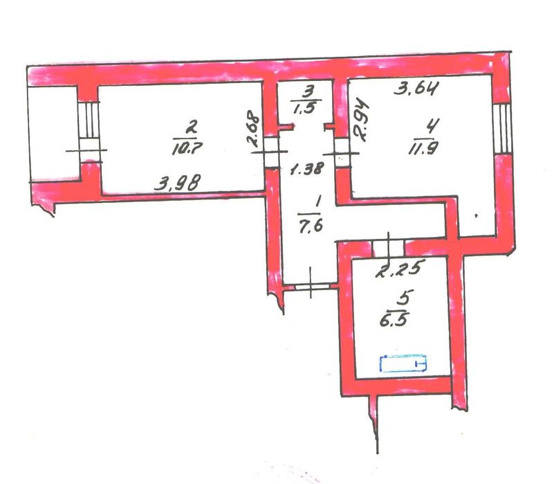 Обміняю 1 к.кв на 3-4х кімнатну