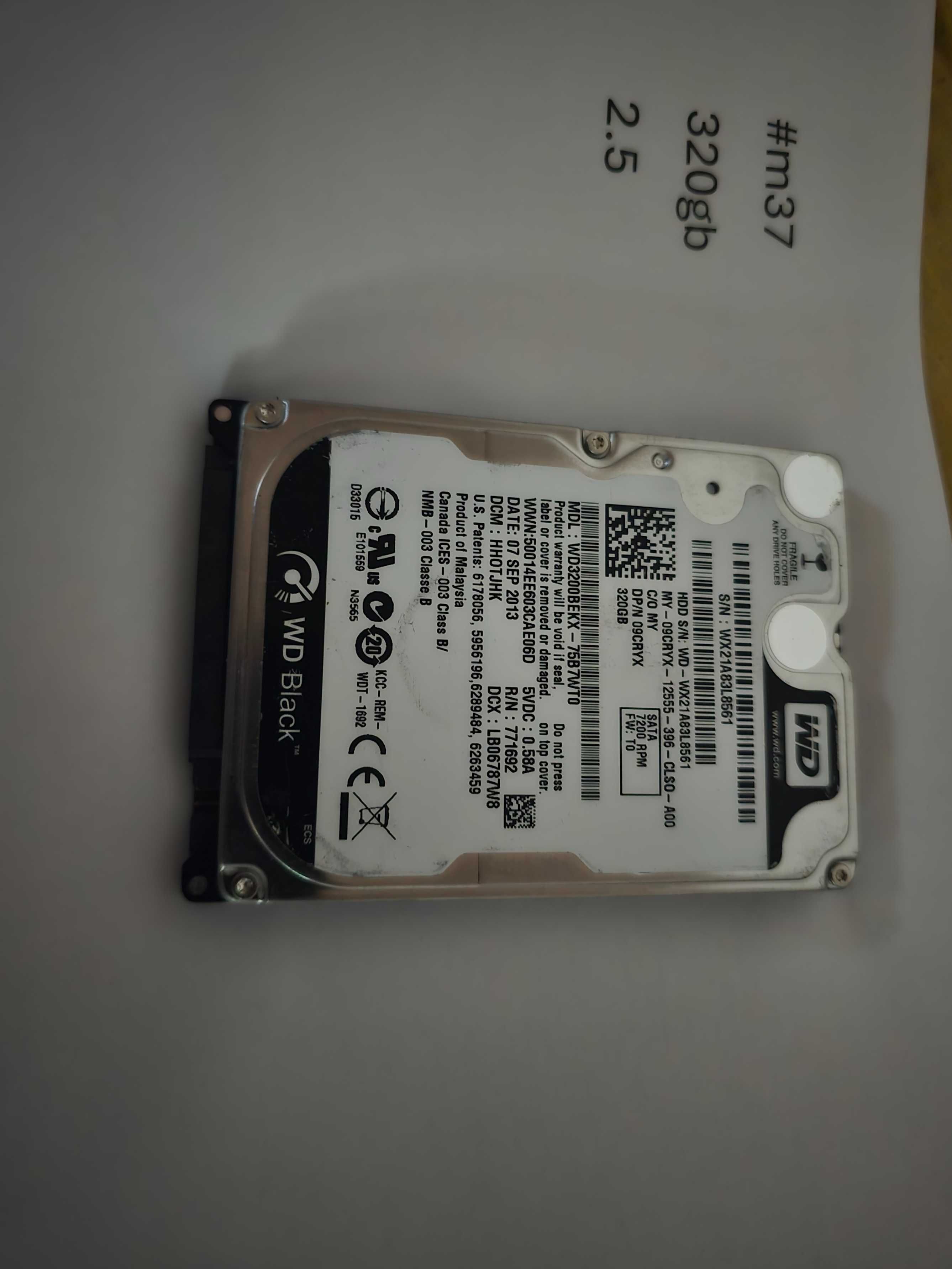 dysk twardy 320gb 2.5 sprawny #m37