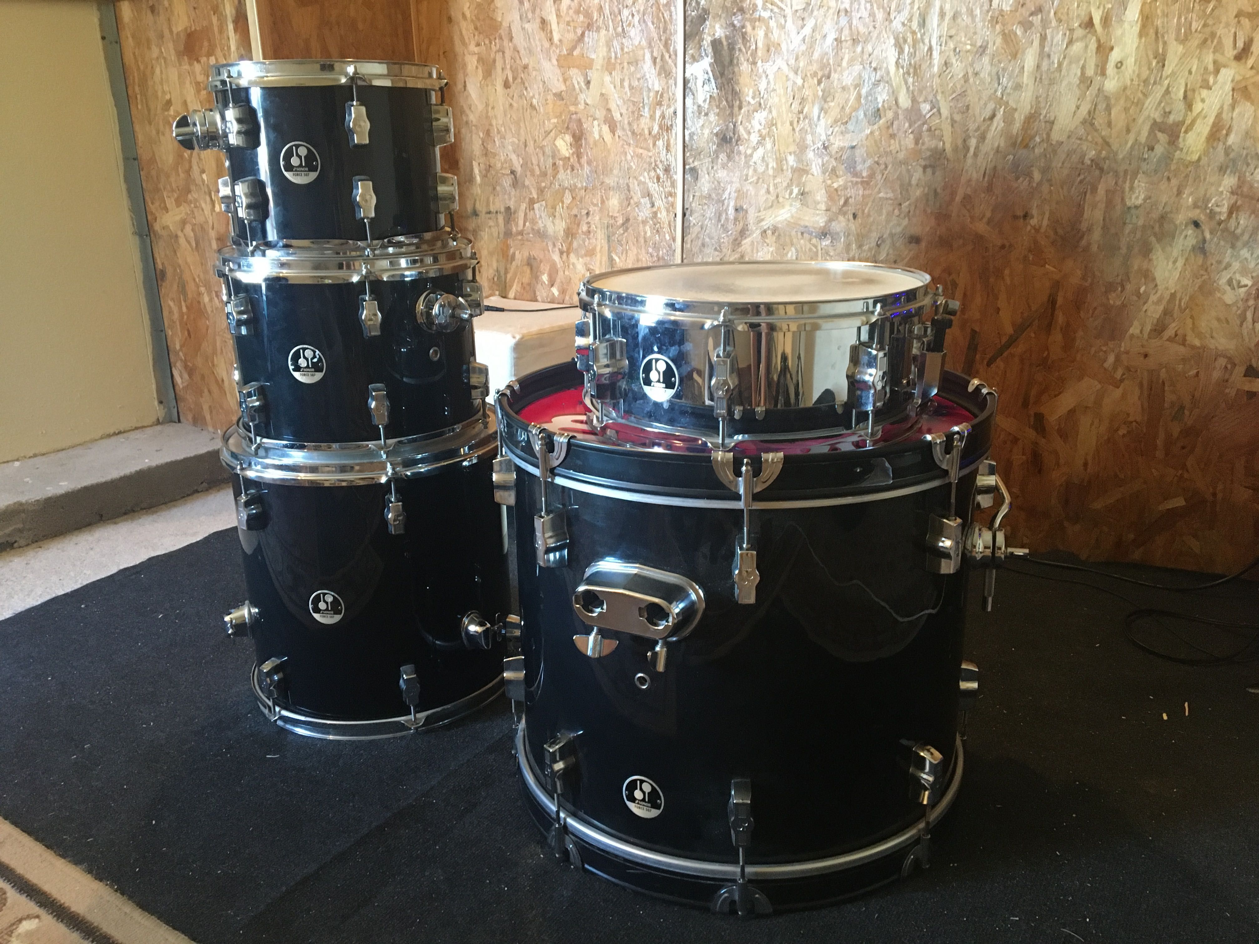 Conjunto kit de bateria